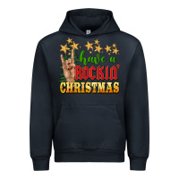 Navy have a rockin christmas Urban Hoodie - BarkalooDesign