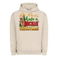 Pigment French Oak have a rockin christmas Urban Hoodie - BarkalooDesign