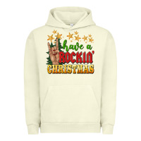 Pigment Pistachio have a rockin christmas Urban Hoodie - BarkalooDesign