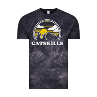 Cloud Black catskills new york vintage Vintage Tee - linhVisuals