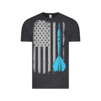 Throwing Darts   Vintage Usa American Flag For Dart Players T Shirt Vintage Tee | Teevron