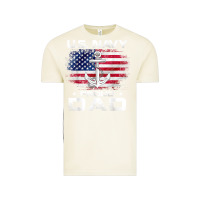 Vintage Arctic u.s navy proud dad with american flag gift veteran day t shirt Vintage Tee - linhVisuals
