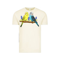 Vintage Arctic cute budgies Vintage Tee - linhVisuals