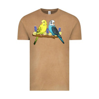 Vintage Camel cute budgies Vintage Tee - linhVisuals