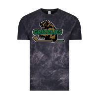 Cloud Black utah grizzlies Vintage Tee - linhVisuals