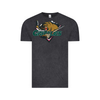 Vintage Black utah grizzlies Vintage Tee - linhVisuals