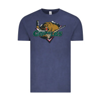 Vintage Denim utah grizzlies Vintage Tee - linhVisuals