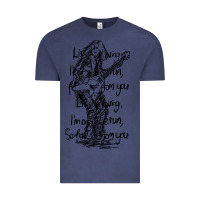 Vintage Denim michael schenker müsïc Vintage Tee - linhVisuals