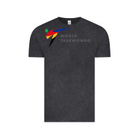 Vintage Black world taekwondo sports Vintage Tee - linhVisuals