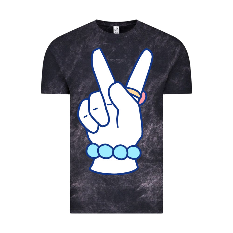 Girl Peace Sign Vintage Tee by linhVisuals | Teevron