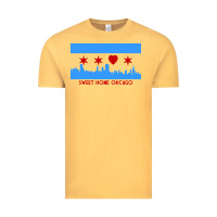 Vintage Mustard sweet home chicago Vintage Tee - linhVisuals