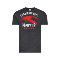 Vintage Black 5 stars crawfish boil master big red lobster Vintage Tee - linhVisuals