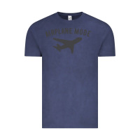 Vintage Denim airplane mode funny traveling design with flying plane Vintage Tee - linhVisuals