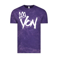 Cloud Purple KING VON MERCH Vintage Tee - linhVisuals