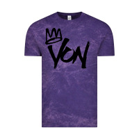 Cloud Purple KING VON Vintage Tee - linhVisuals