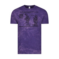 Cloud Purple doctor faustus vintage illustration design Vintage Tee - linhVisuals