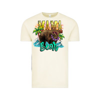 Vintage Arctic Mama bear summer Vintage Tee - NancyCooperArtShop