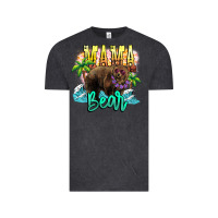 Vintage Black Mama bear summer Vintage Tee - NancyCooperArtShop