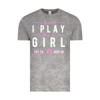 Cloud Rock basketball gifts for girls i know i play like a girl try to keep up in Vintage Tee - linhVisuals