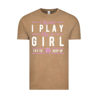 Vintage Coffee basketball gifts for girls i know i play like a girl try to keep up in Vintage Tee - linhVisuals