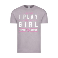 Vintage Zinc basketball gifts for girls i know i play like a girl try to keep up in Vintage Tee - linhVisuals