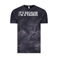 Cloud Black because i'm a taurus zodiac sign funny horoscope humor gifts Vintage Tee - linhVisuals