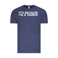 Vintage Denim because i'm a taurus zodiac sign funny horoscope humor gifts Vintage Tee - linhVisuals