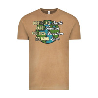 Vintage Camel birthplace earth race human politics freedom religion love equality al Vintage Tee - linhVisuals