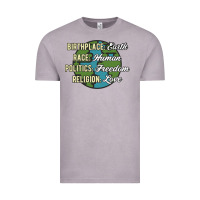 Vintage Zinc birthplace earth race human politics freedom religion love equality al Vintage Tee - linhVisuals