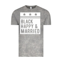 Cloud Rock black happy & married funny wedding gifts Vintage Tee - linhVisuals