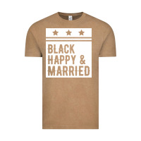 Vintage Coffee black happy & married funny wedding gifts Vintage Tee - linhVisuals