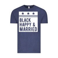 Vintage Denim black happy & married funny wedding gifts Vintage Tee - linhVisuals