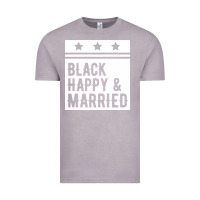 Vintage Zinc black happy & married funny wedding gifts Vintage Tee - linhVisuals