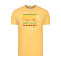 Vintage Mustard black teacher matters african american pride dashiki black history mon Vintage Tee - linhVisuals