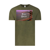 Vintage Olive f u l l h o u s e Vintage Tee - linhVisuals
