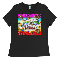 Black Pride Vibes LGBTQ+ Tumbler Ladies Tee - BundleAndBundleShop