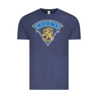 Vintage Denim faded style suomi finland lion design Vintage Tee - linhVisuals