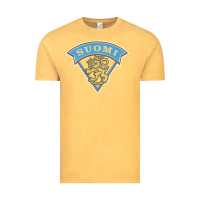 Vintage Mustard faded style suomi finland lion design Vintage Tee - linhVisuals