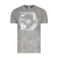 Cloud Rock the four stoic virtues   stoicism Vintage Tee - linhVisuals