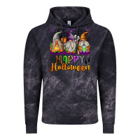 Cloud Black Happy Halloween Gnomes Vintage Hoodie - texasbilliewilder