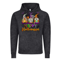 Vintage Black Happy Halloween Gnomes Vintage Hoodie - texasbilliewilder