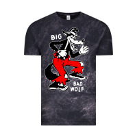 Cloud Black big bad wolf Vintage Tee - linhVisuals
