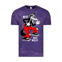 Cloud Purple big bad wolf Vintage Tee - linhVisuals