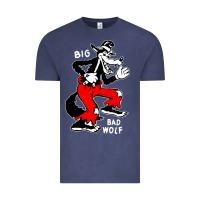 Vintage Denim big bad wolf Vintage Tee - linhVisuals