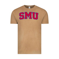 Vintage Camel The SMU Athletics wordmark Vintage Tee - linhVisuals