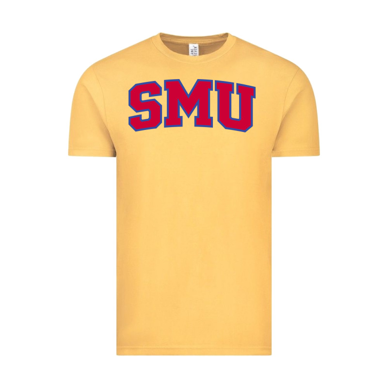 The Smu Athletics Wordmark Vintage Tee by linhVisuals | Teevron