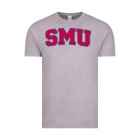 Vintage Zinc The SMU Athletics wordmark Vintage Tee - linhVisuals