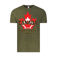 Vintage Olive north bay ontario on a cool Vintage Tee - linhVisuals