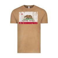 Vintage Camel california flag womens mens heavy distressed vintage gift t shirt Vintage Tee - linhVisuals