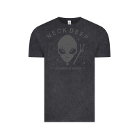 Vintage Black neck deep clässic Vintage Tee - linhVisuals